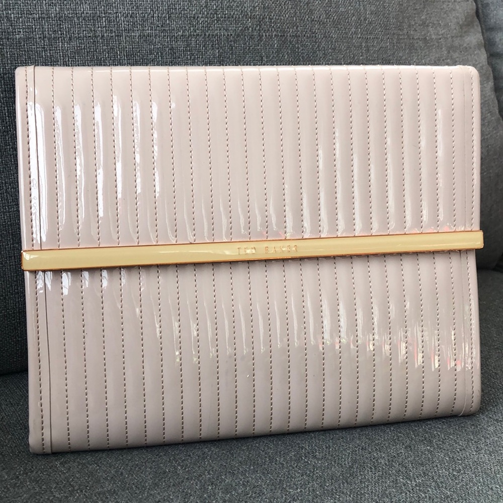 Ted Baker clutch or iPad case - rose gold